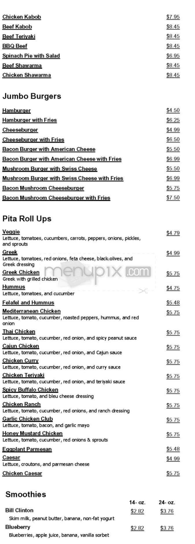 Redneck's Roast Beef - Allston, MA menu_pic