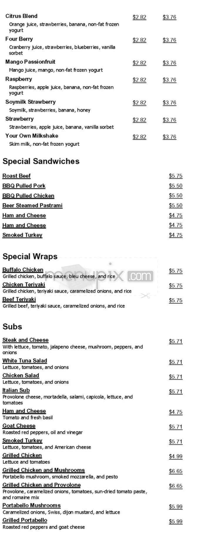 Redneck's Roast Beef - Allston, MA menu_pic