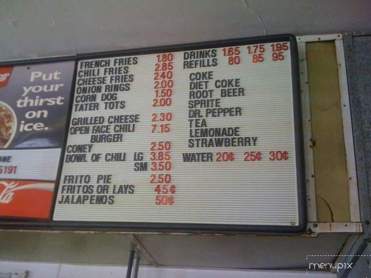 Bill's Jumbo Burgers - Tulsa, OK menu_pic