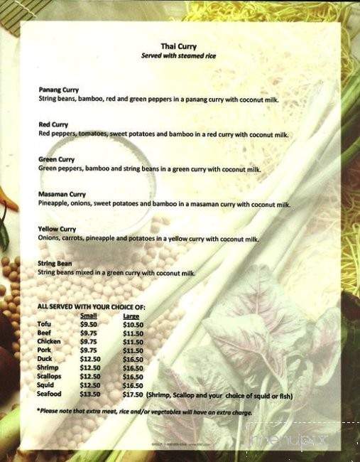 Bangkok Restaurant - Ellsworth, ME menu_pic