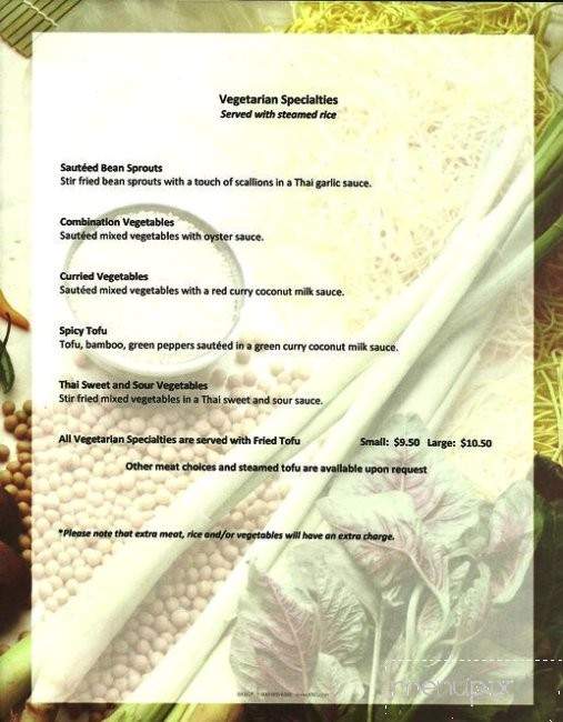 Bangkok Restaurant - Ellsworth, ME menu_pic