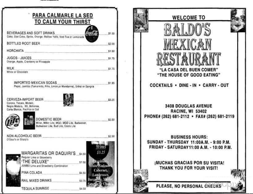/4900627/Baldos-Mexican-Restaurant-Racine-WI - Racine, WI