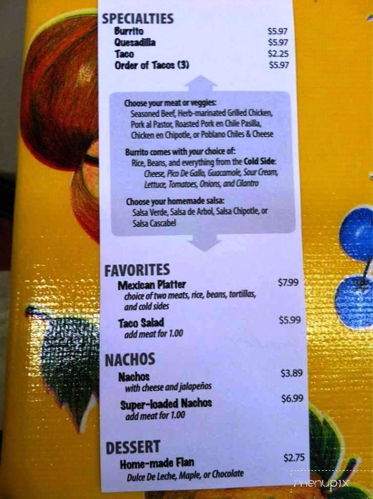 Boom Boom Mex Mex - Camillus, NY menu_pic