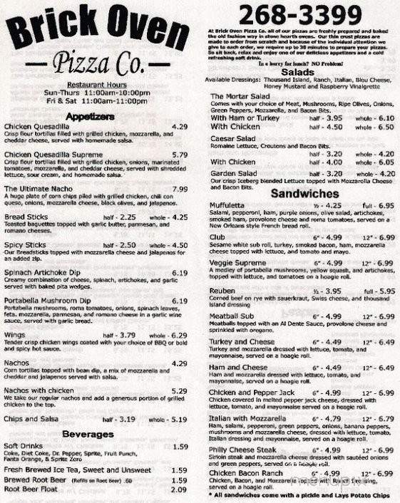 /5401610/Brick-Oven-Pizza-Company-Searcy-AR - Searcy, AR