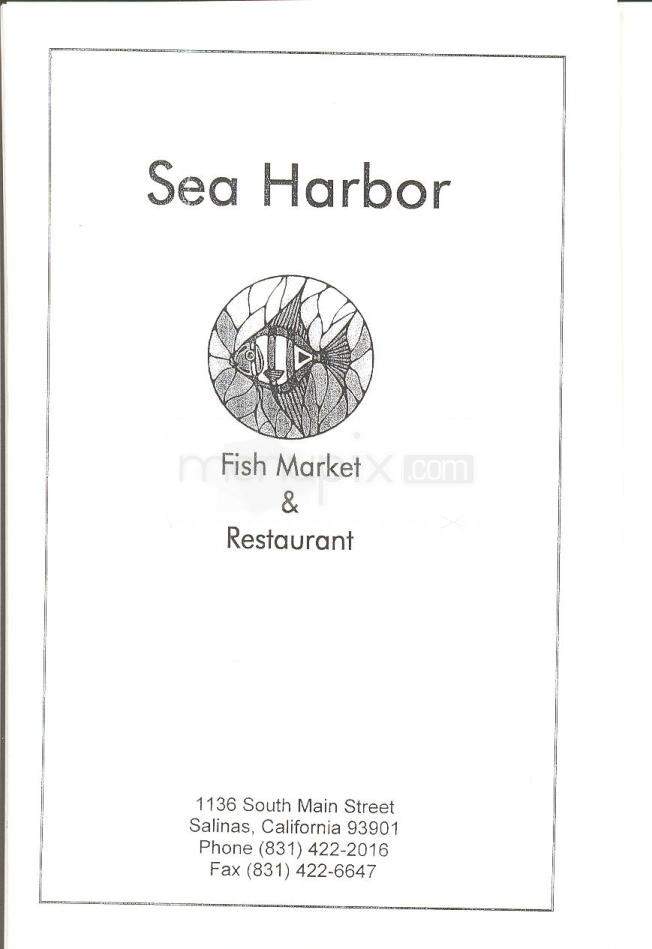/142968/Sea-Harbor-Fish-Market-Menu-Salinas-CA - Salinas, CA