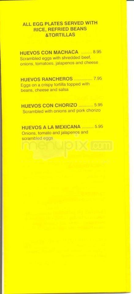 Los Huaraches Taqueria - Marina, CA menu_pic