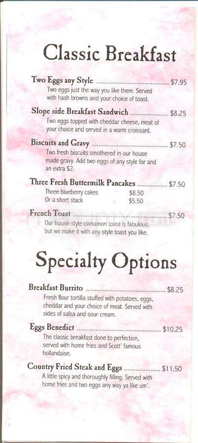 TC's Pub - Truckee, CA menu_pic