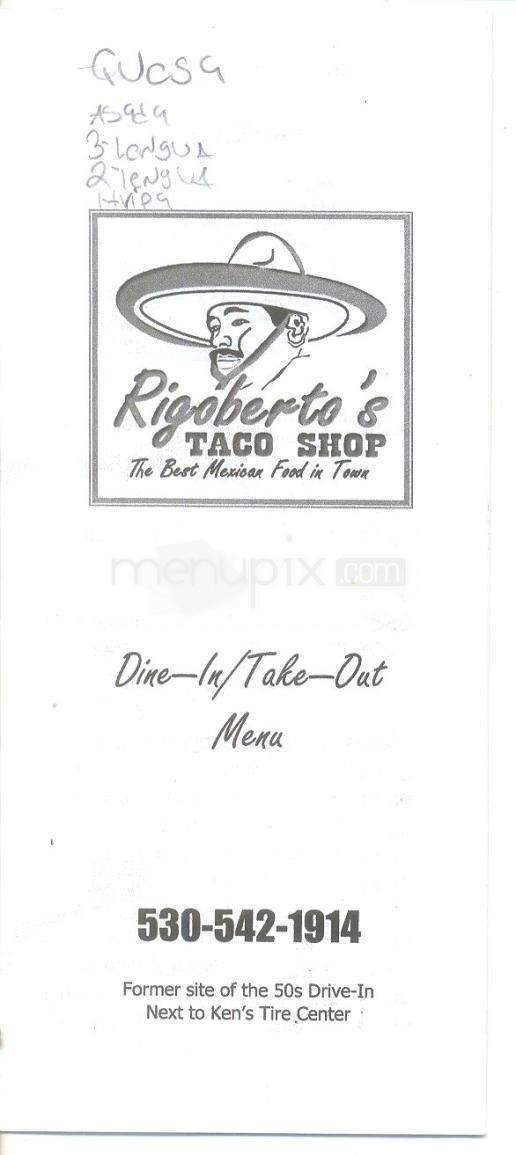 /199493/Rigobertos-Taco-Shop-Menu-South-Lake-Tahoe-CA - South Lake Tahoe, CA
