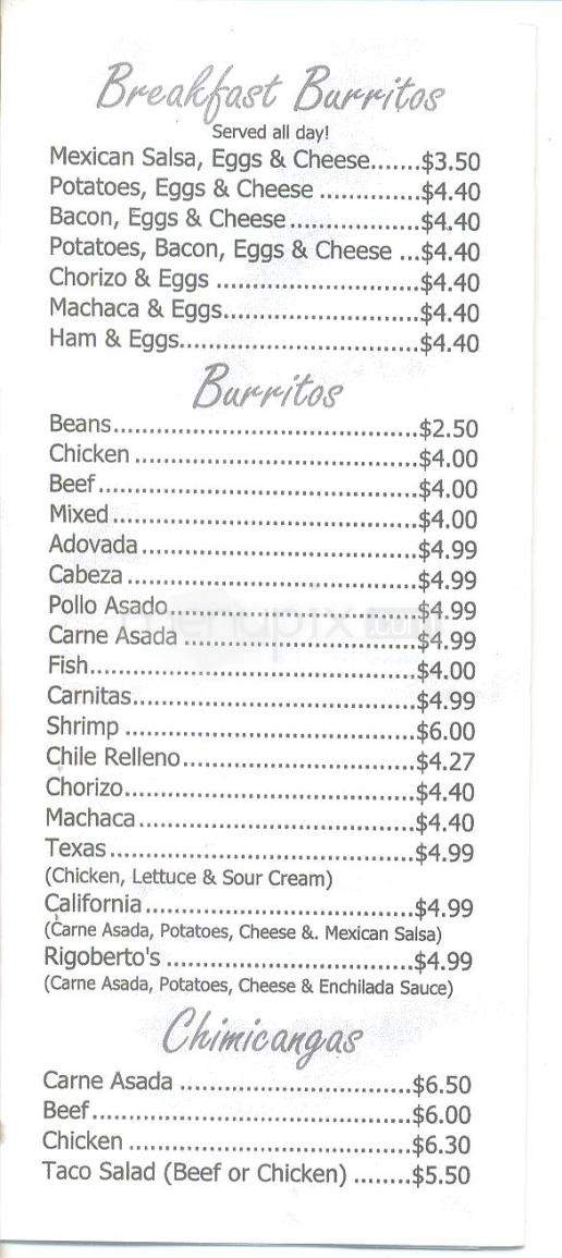 /199493/Rigobertos-Taco-Shop-Menu-South-Lake-Tahoe-CA - South Lake Tahoe, CA