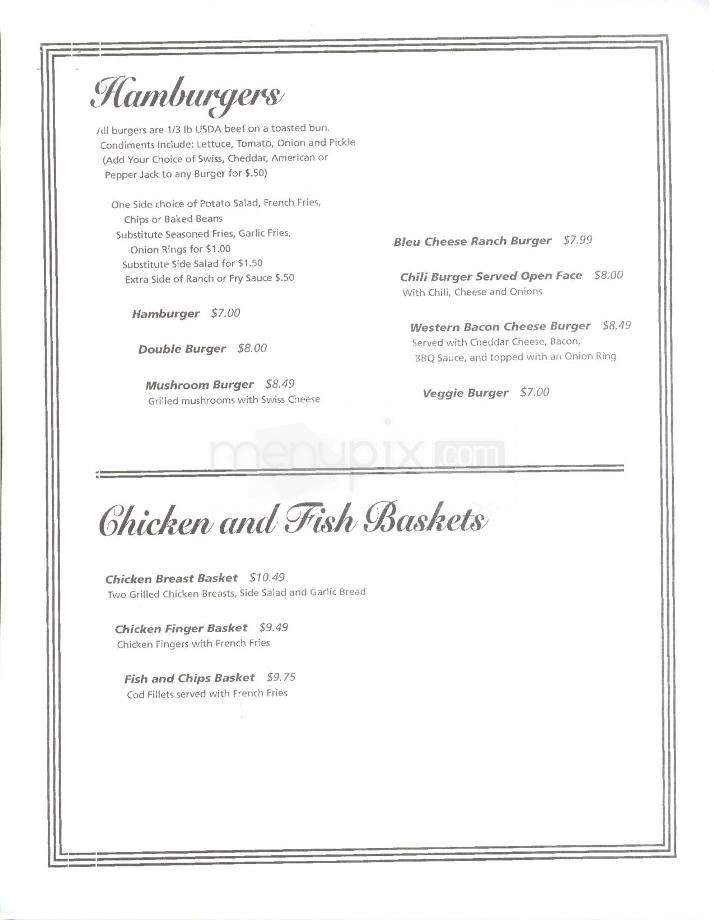 Crazy Wieners Sports Bar and Grill - Reno, NV menu_pic
