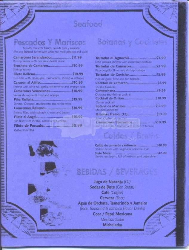 Dos Amigos - Wauchula, FL menu_pic
