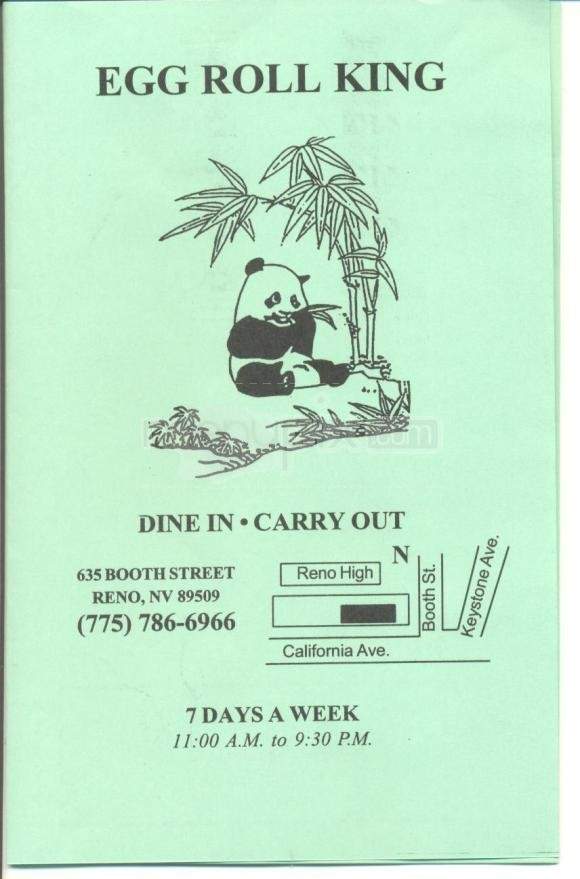Egg Roll King 2 - Sparks, NV menu_pic
