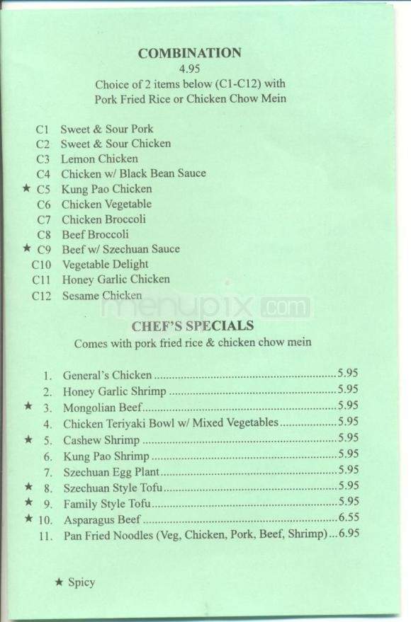 Egg Roll King 2 - Sparks, NV menu_pic