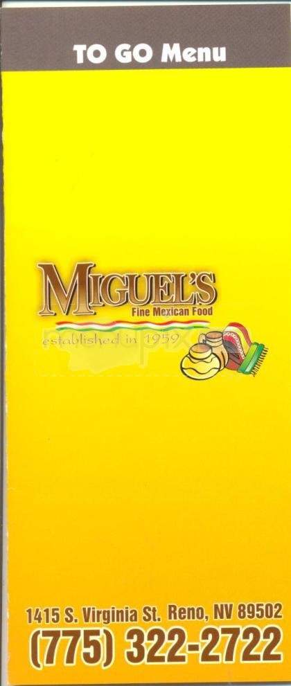 /2800329/Miguels-Mexican-Food-Reno-NV - Reno, NV