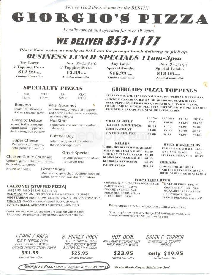 /2800522/Giorgios-Pizza-Reno-NV - Reno, NV