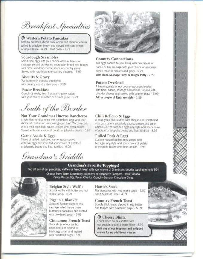 Grandma Hattie's - Carson City, NV menu_pic