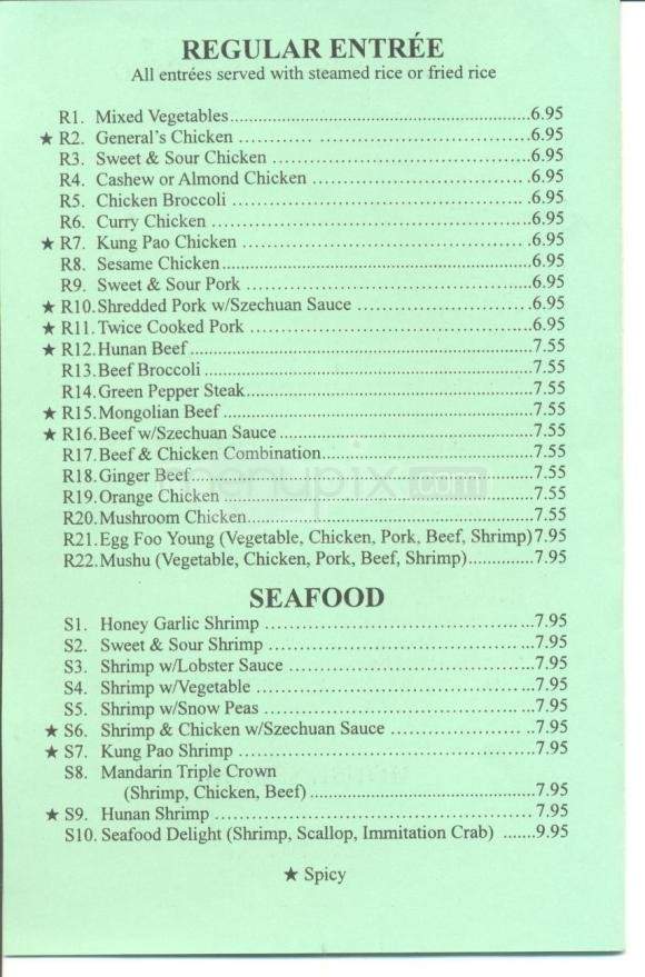China Empire - Reno, NV menu_pic