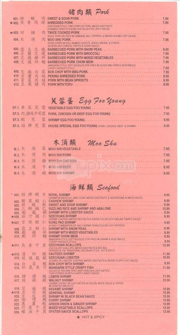 Panda Kitchen - Carson City, NV menu_pic