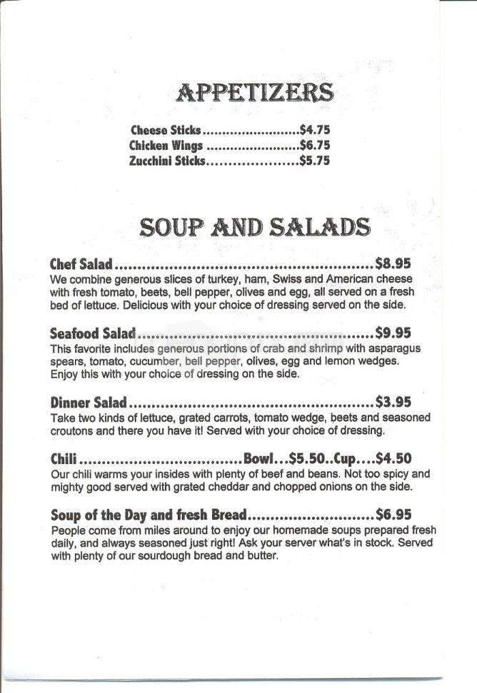 Thurman's Ranch House - Carson City, NV menu_pic