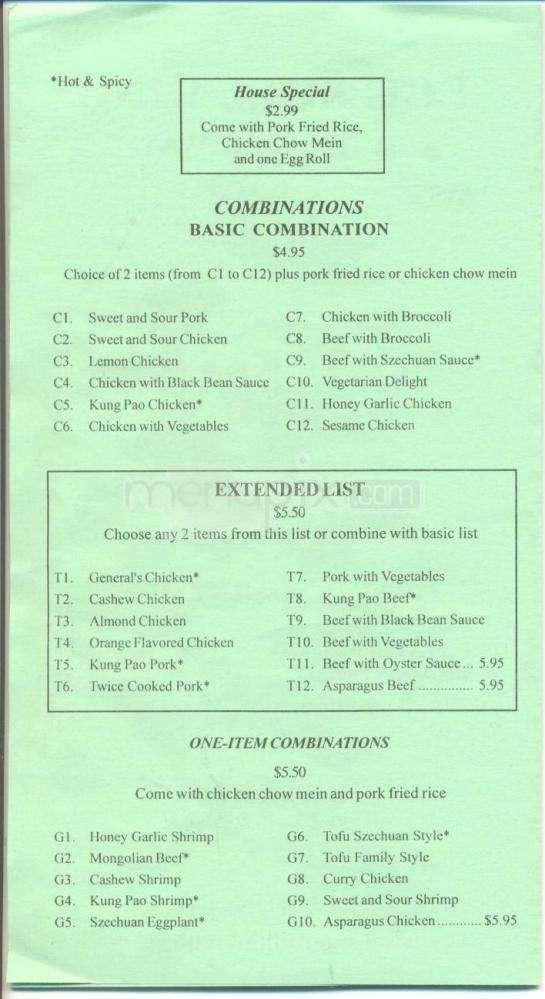 Egg Roll King on Prater Way - Sparks, NV menu_pic