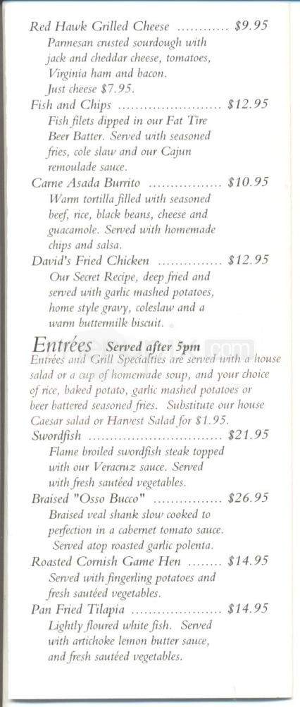 David's Grill - Sparks, NV menu_pic