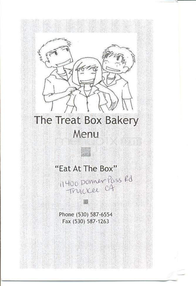/338517/Treat-Box-Bakery-Menu-Truckee-CA - Truckee, CA