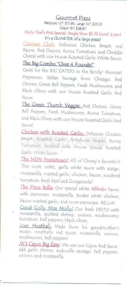 Bru-Go's Pizza - Reno, NV menu_pic