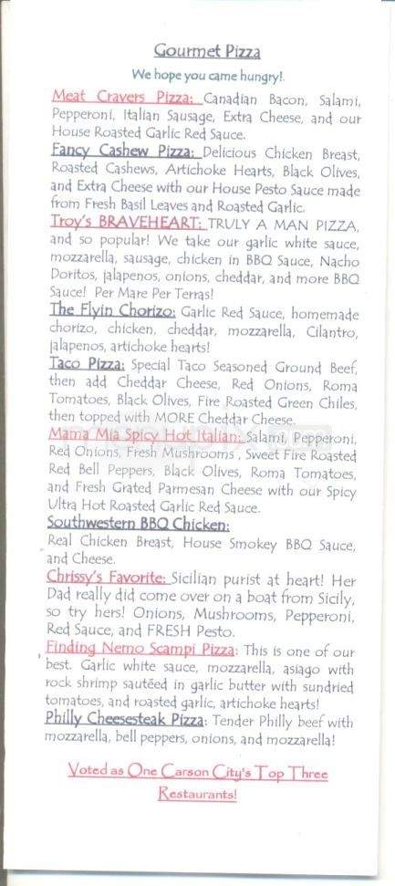 Bru-Go's Pizza - Reno, NV menu_pic