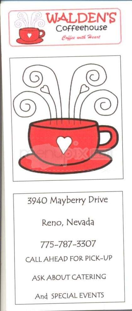 Walden's Coffeehouse - Reno, NV menu_pic