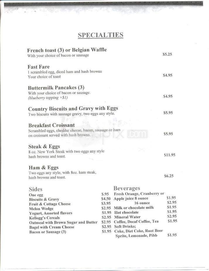 J.T. Ashley's at the Ramada Inn - Reno, NV menu_pic