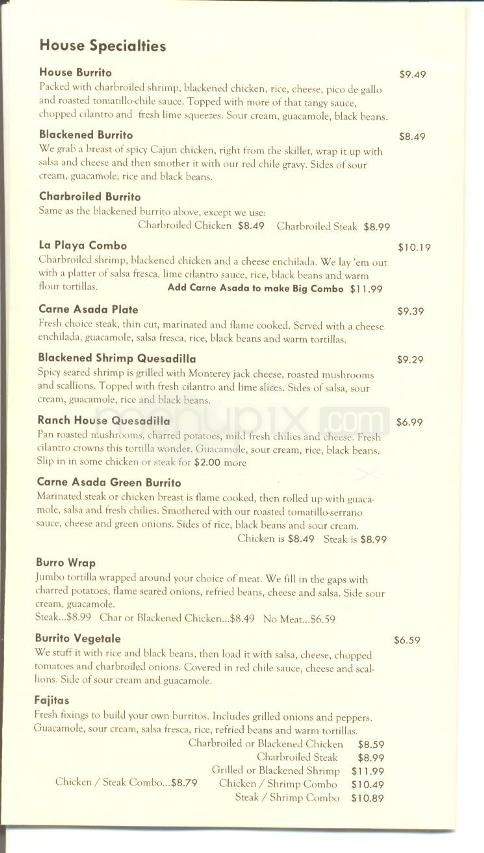 Michael's Grill & Taqueria - Salinas, CA menu_pic