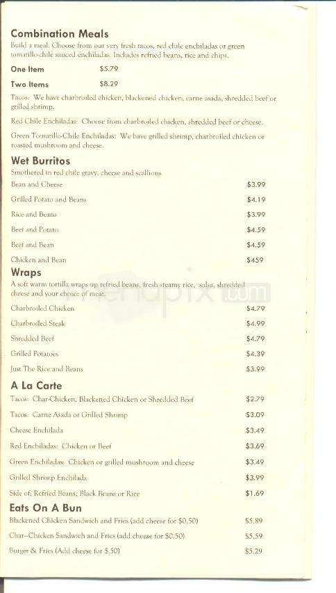 Michael's Grill & Taqueria - Salinas, CA menu_pic