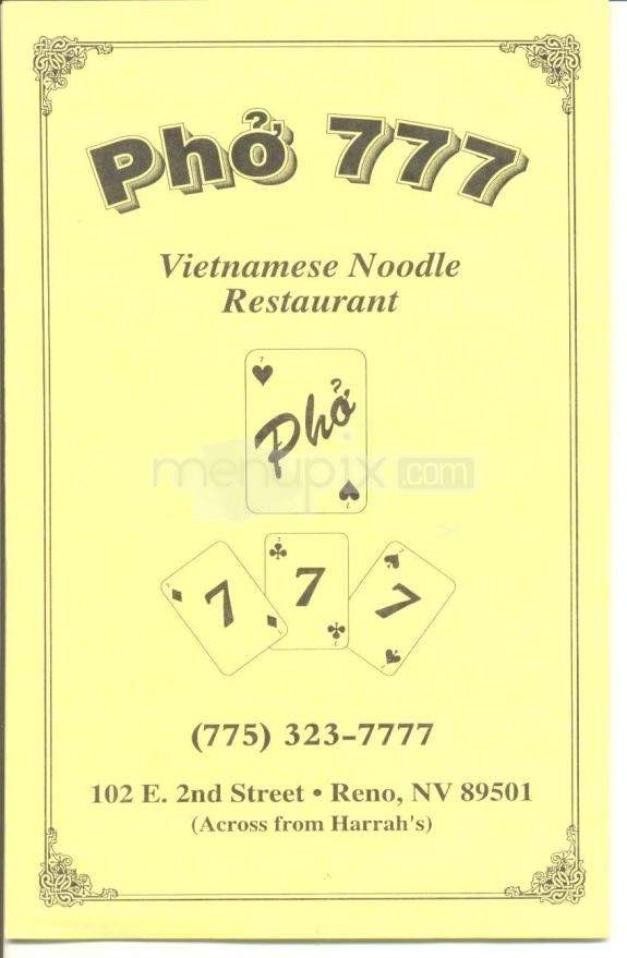 /458148/Pho-777-Vietnamese-Restaurant-Reno-NV - Reno, NV