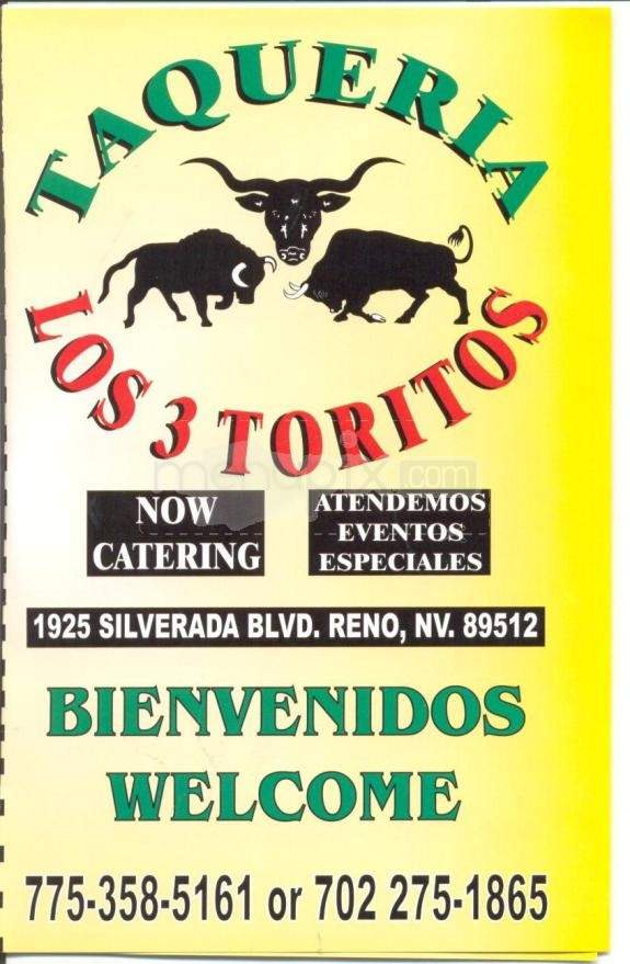 Taqueria Los 3 Toritos - Reno, NV menu_pic