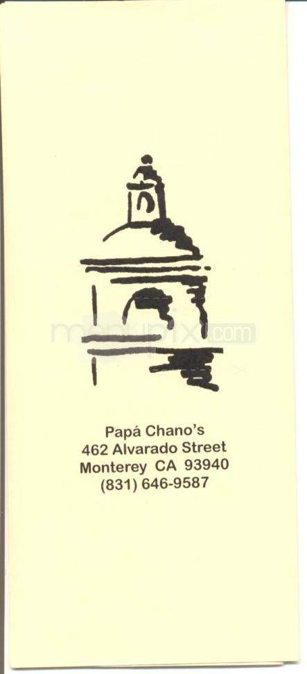 /5548721/Papa-Chanos-Menu-Monterey-CA - Monterey, CA