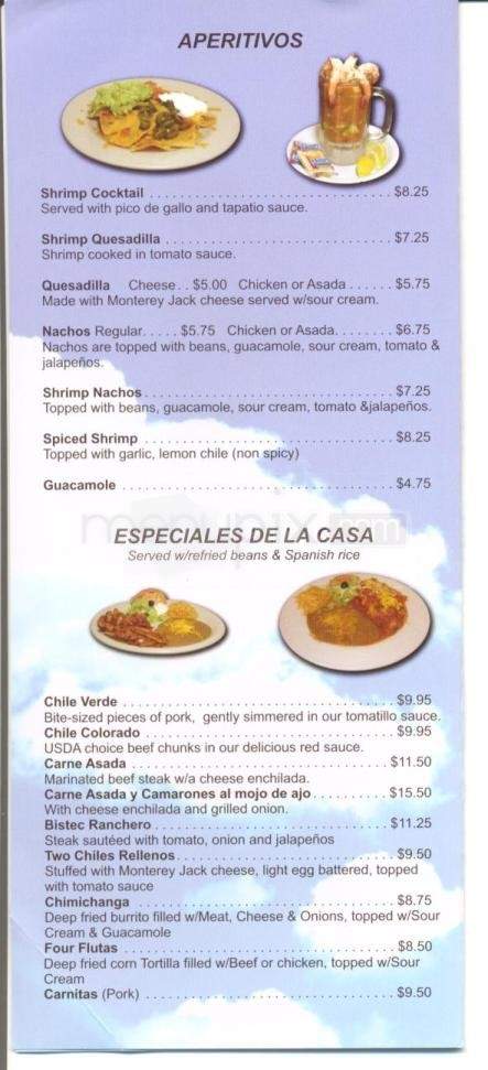 Jose's Mexican Food - Seaside, CA menu_pic