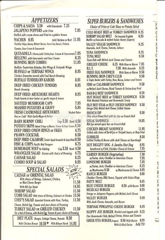 /5549604/Running-Iron-Restaurant-Menu-Carmel-Valley-CA - Carmel Valley, CA