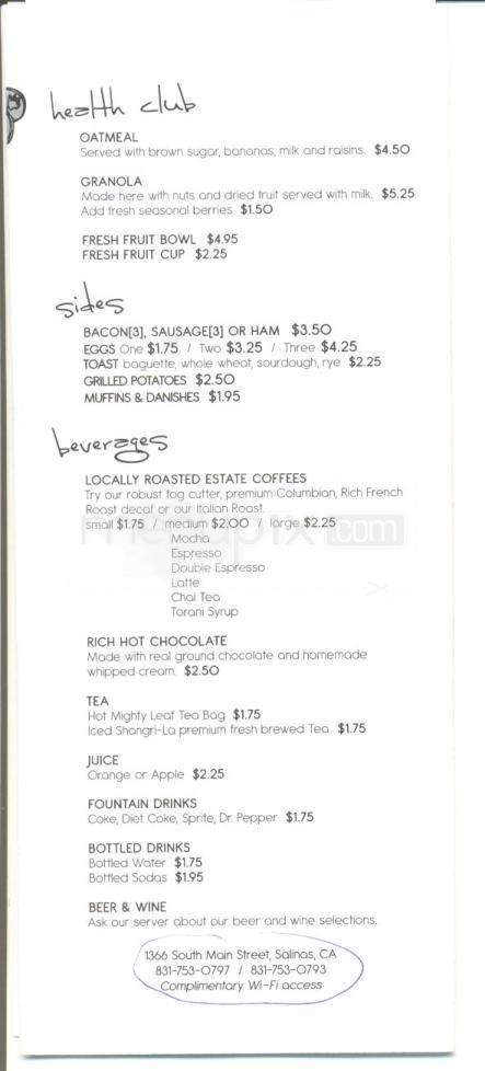 Portobello's - Salinas, CA menu_pic