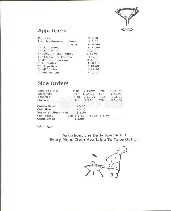Big Joe's BBQ - Salinas, CA menu_pic