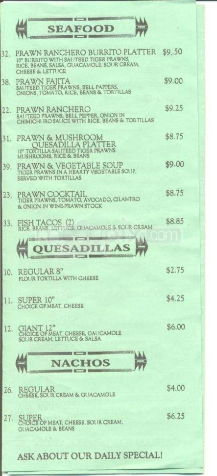 /5549796/Chiquita-Taqueria-and-Grill-Menu-Salinas-CA - Salinas, CA