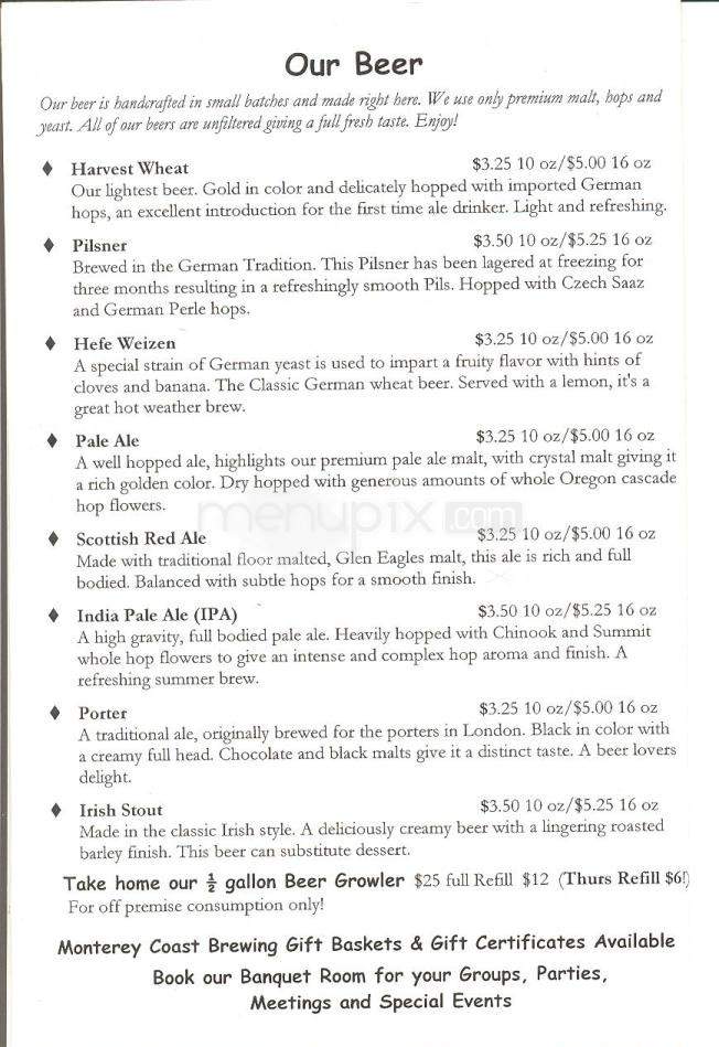 /5549848/Monterey-Coast-Brewing-Menu-Salinas-CA - Salinas, CA