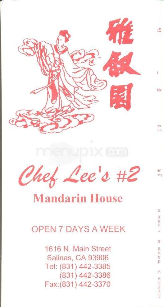 /5549856/Chef-Lees-Mandarin-House-II-Menu-Salinas-CA - Salinas, CA