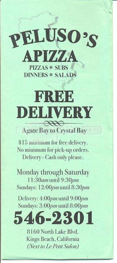 /5575717/Pelusos-Apizza-Menu-Kings-Beach-CA - Kings Beach, CA