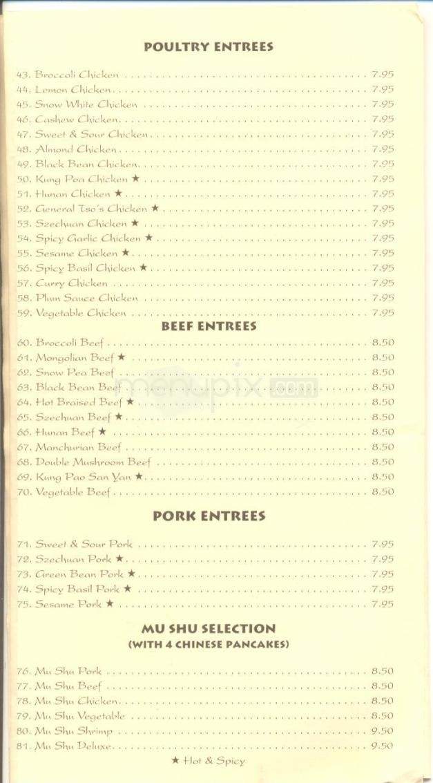 /5575747/Hunan-Garden-Restaurant-Menu-South-Lake-Tahoe-CA - South Lake Tahoe, CA