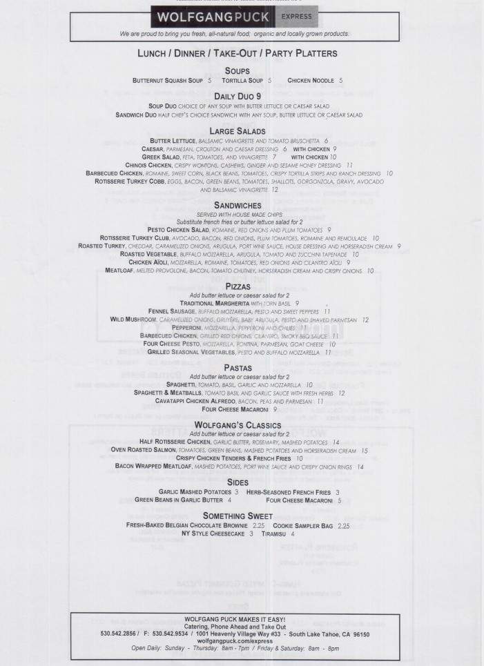 /5575863/Wolfgang-Puck-Express-Menu-South-Lake-Tahoe-CA - South Lake Tahoe, CA