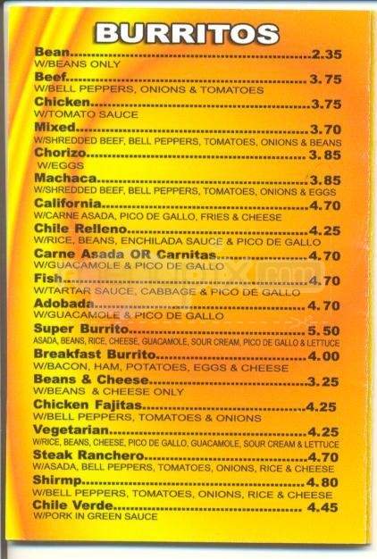 Aldertos - Reno, NV menu_pic