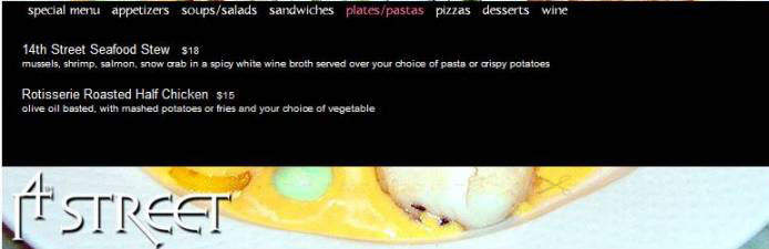 14th St Bar & Grill - Boulder, CO menu_pic