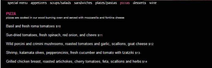 14th St Bar & Grill - Boulder, CO menu_pic