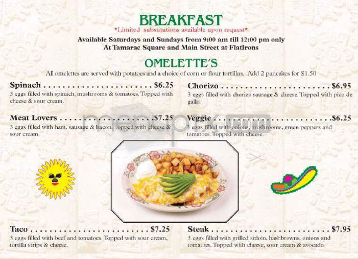 Ajuua Mexican Restaurant - Longmont, CO menu_pic