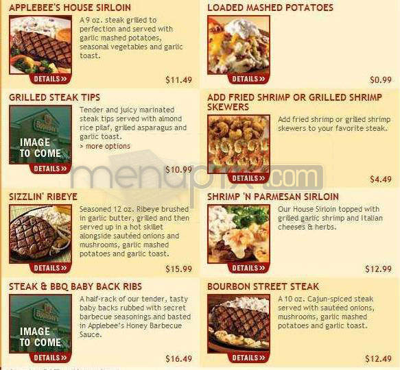 Applebee's Neighborhood Grill - Longmont, CO menu_pic